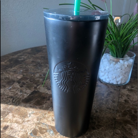 Starbucks Kitchen Starbucks Matte Black Stainless Steel Tumbler